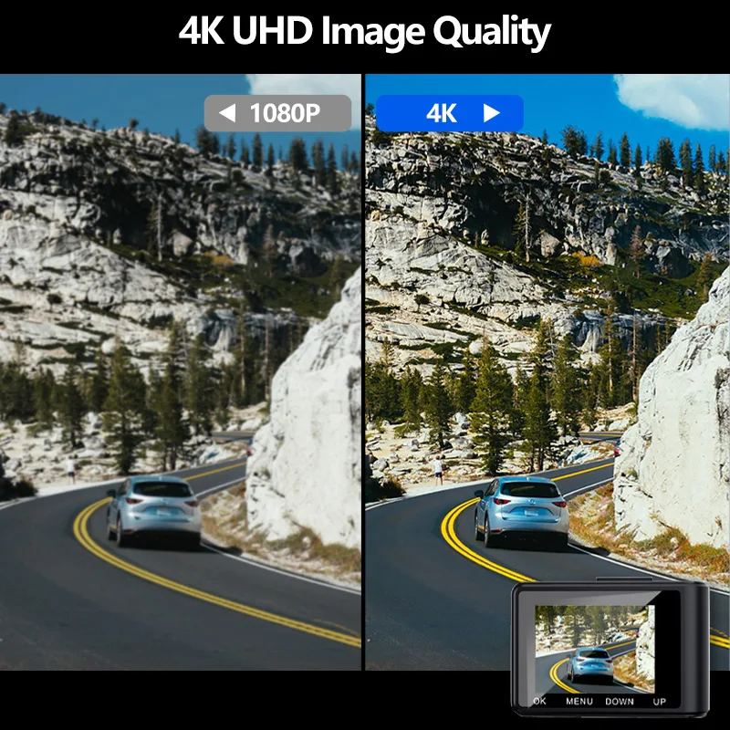 Car DVR Camera 4K Video Recorder WIFI Speed N GPS Dashcam Dash Cam Car registrar Spuer Night Vision