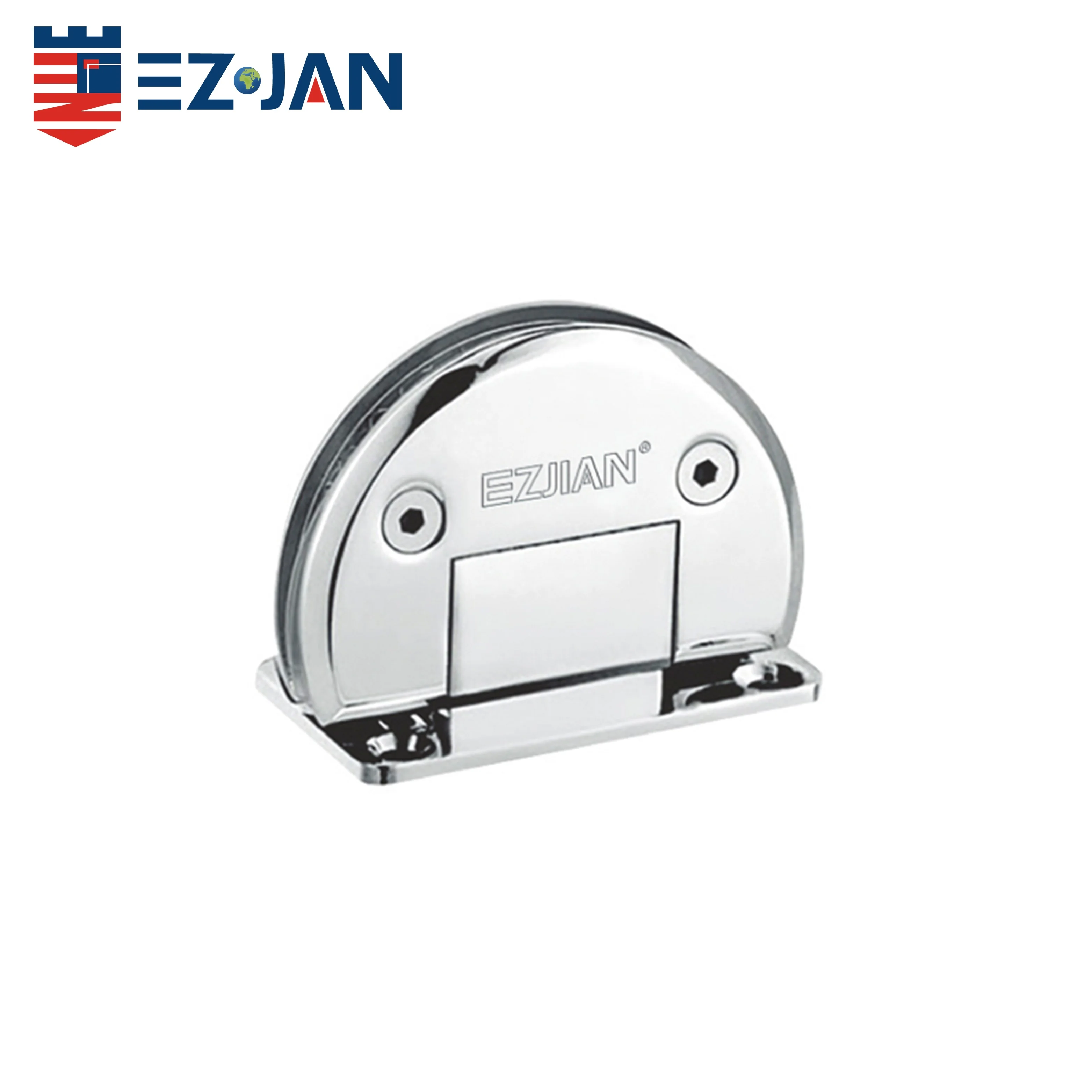 Hot sale shower hinge for bathroom glass door wall to glass 90 degree one way shower clamp