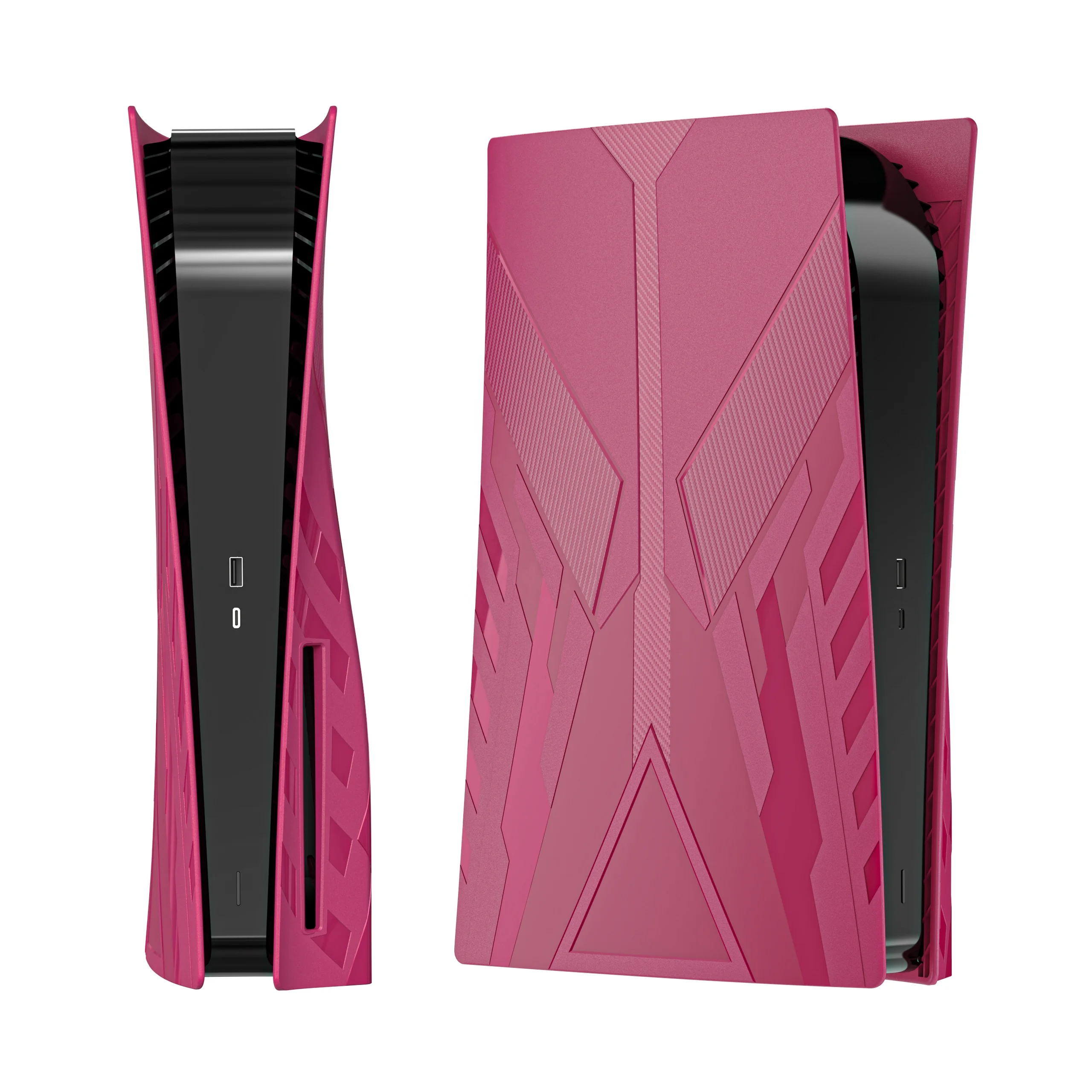 Disc ABS Anti-Scratch Dustproof Cover Case Replacement Shell Plate Hard Shockproof Faceplates for Playstation 5 PS5 Console