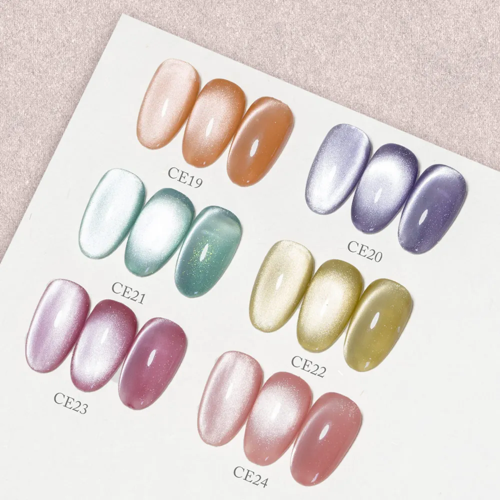 CANNI 2024  Crystal Cat eye gel 5g Galaxy 30 Colors Paint Nail Art Gel Polish Soak off glitter super shiny cat eye gel polish