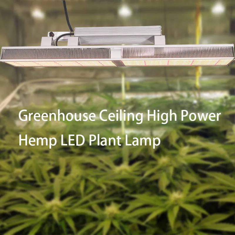 China Manufacturer Supply 600W/480W Dimmable Lant Led Light Bar Full Spectrum Led Grow Light For Greenhouse