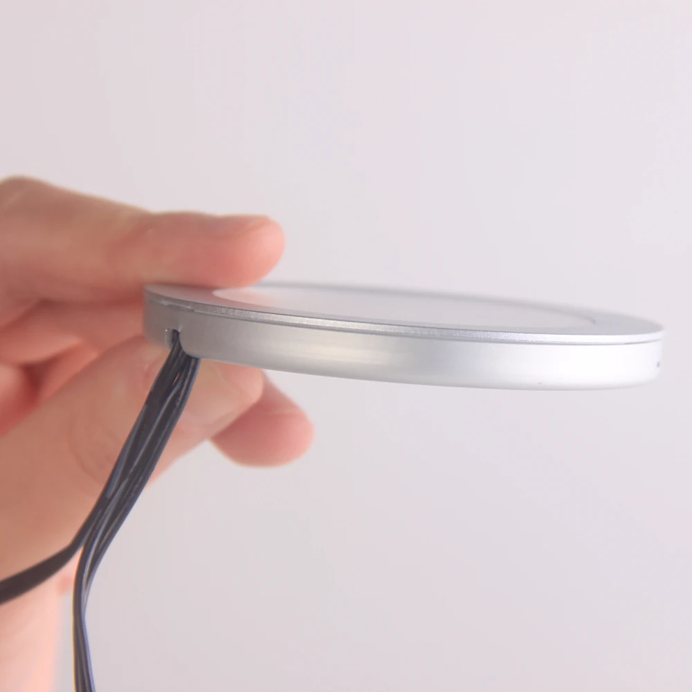 modern night stand recessed Round PIR sensor  under led light kitchen cabinet light led