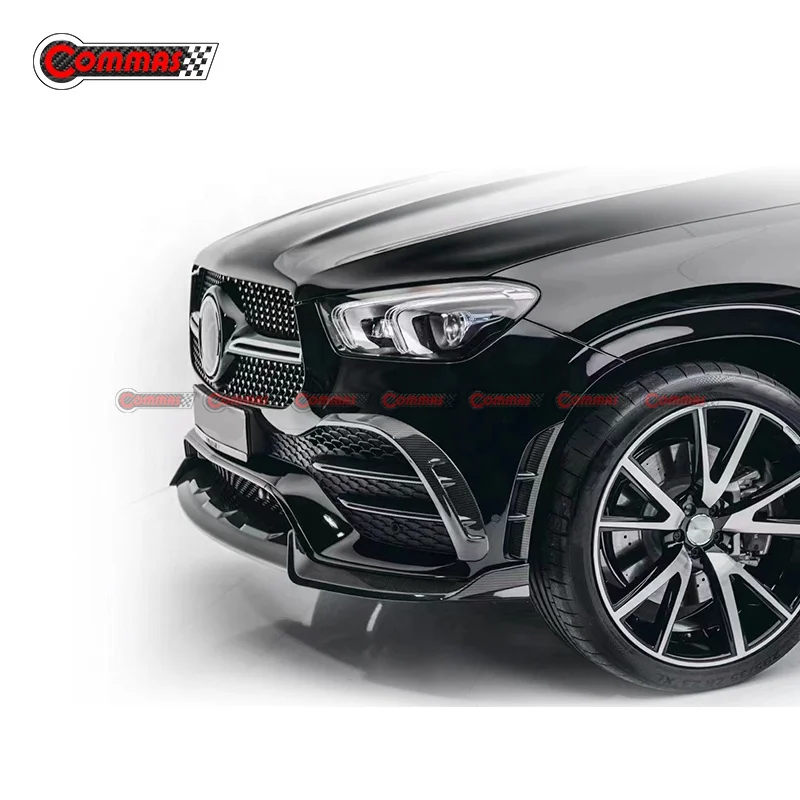 For Mercedes Bens GLE Coupe C167 GLE350/450 Dry Carbon Fiber Front Rear Lip Canards Side Fenders Air Vent MSY Bodykit