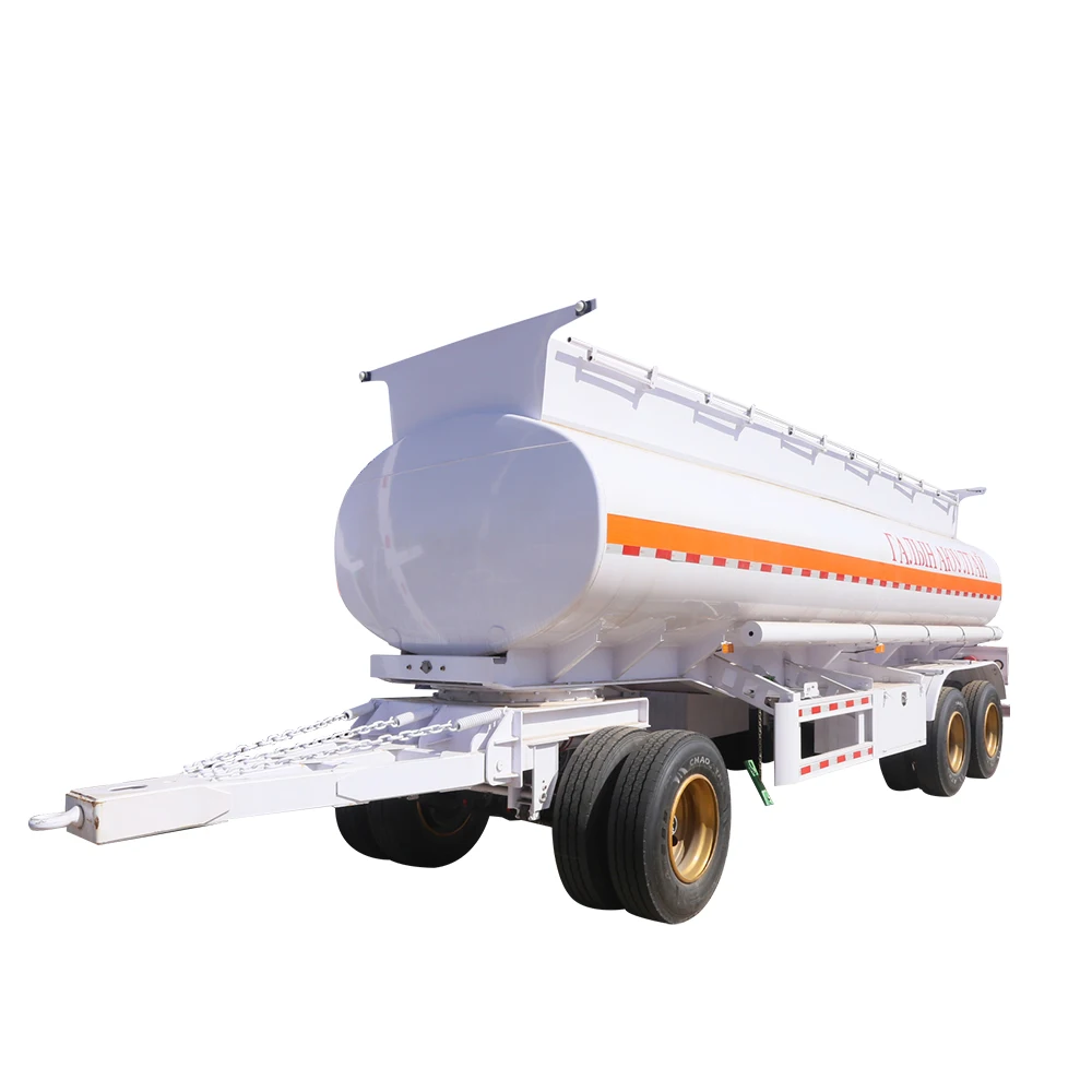 3 Axles Aluminum 45000l Oil Tanker Trailer Fuel Tanker Semi Trailer For Mexico
