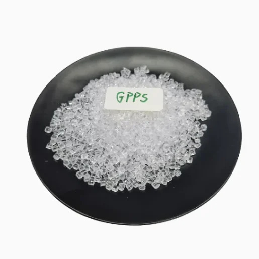 High Flow Transparent GPPS 525 Polystyrene Granules Factory Raw Material High Gloss Powder Food Grade Virgin PS for Toys Molding