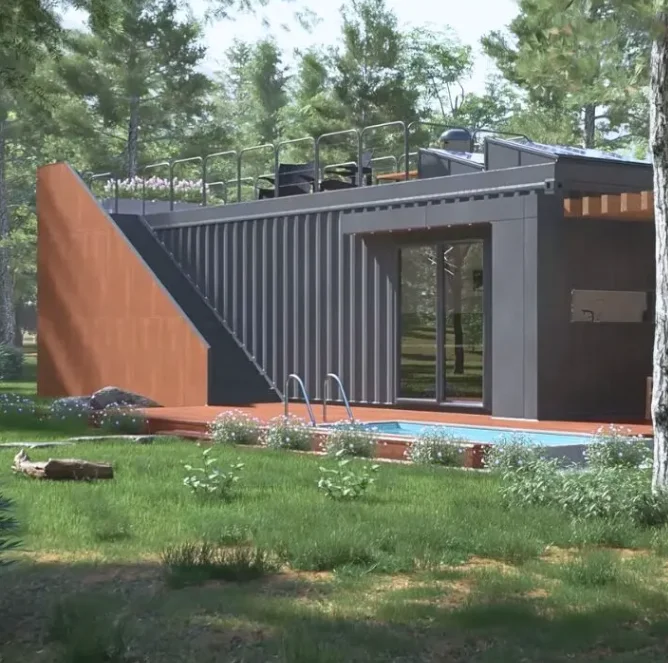 steel structure frame modular homes prefabricated tiny kit house prefab modular house home