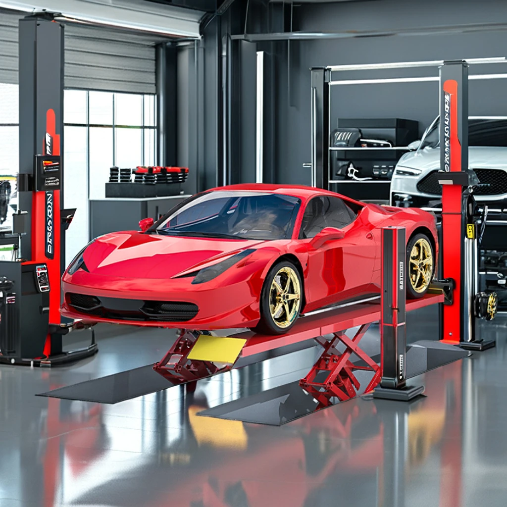 GATMATIC Fully Automatic Four Wheel Aligner Wireless Touchless Auto Equipment for Wheel Alignment