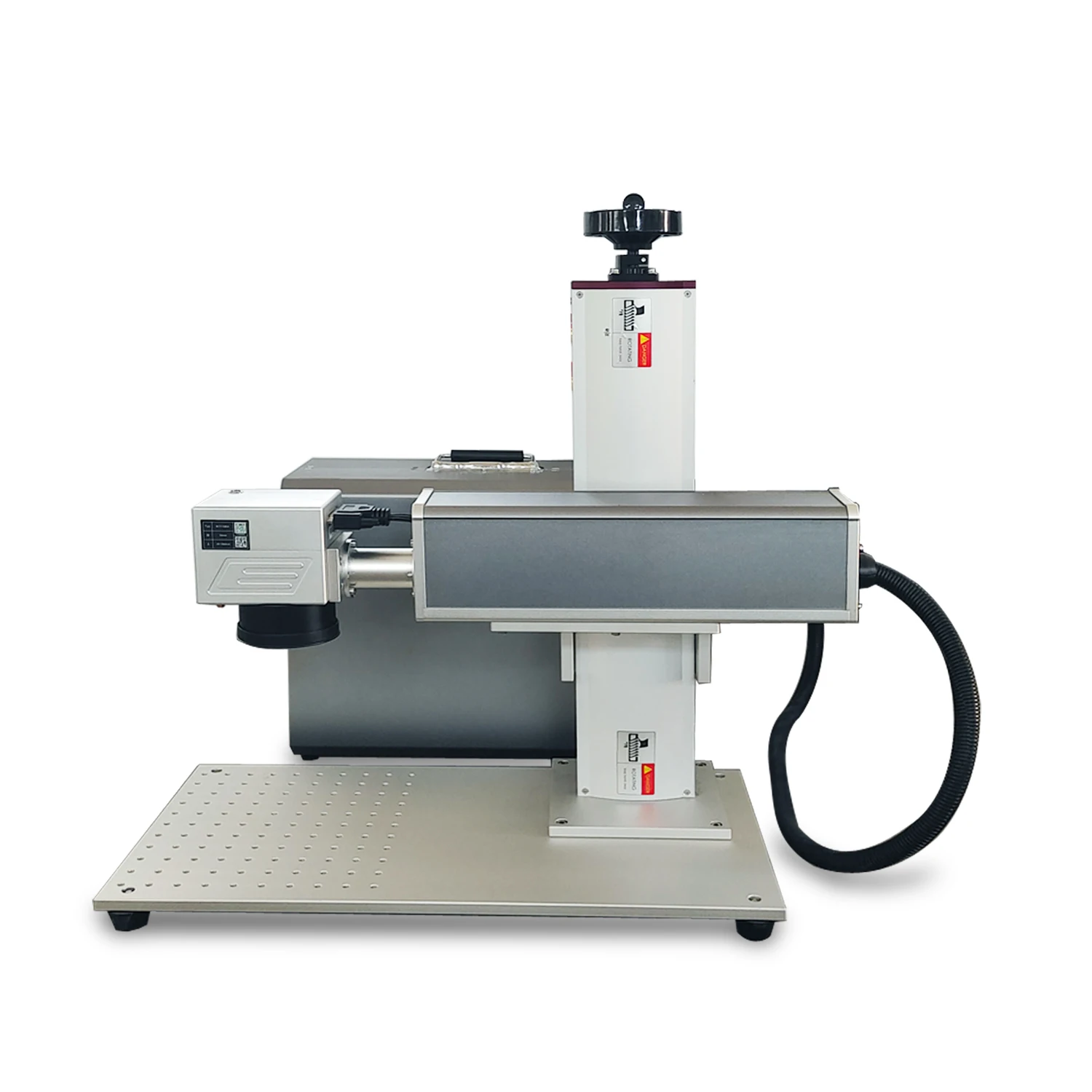 Entry Level Home Use Fiber Laser Marking Machine 20W Raycus with 110*110mm 200*200mm 300*300mm Lens RC1001 Scan Head Big Sale