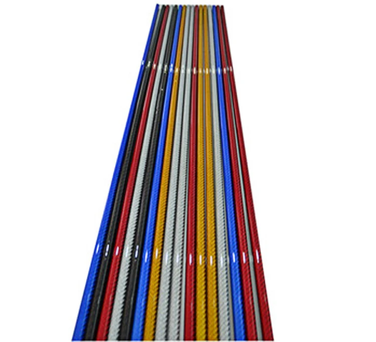 
Customized Colored carbon fiber tube pipe high tensile strength glossy and matte 