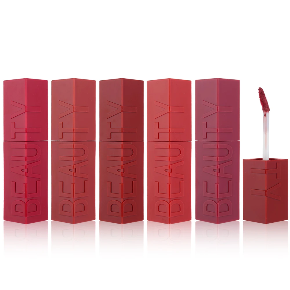 Velvet Waterproof Nude Matte Chameleon Liquid Lipstick Kit Private Label Holographic Glitter Liquid Lipstick