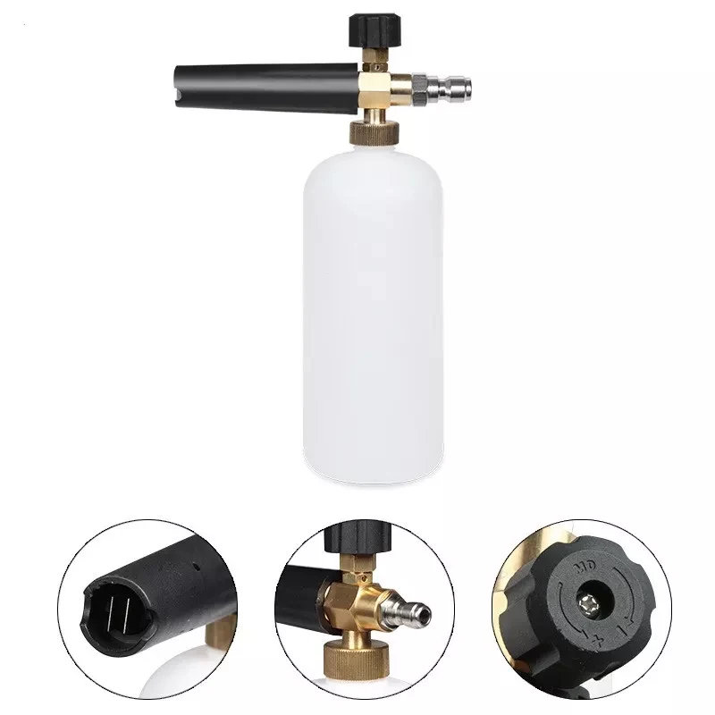SPS 4000 PSI Snow Foam Lance Pressure Washer Foam Pot 5 in 1 Spray Nozzle Kit For Foam Lance Gun