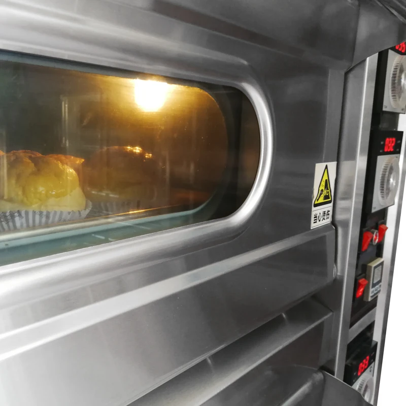 Industrial custom 6.6kw big cake deck baking oven  for wholesale bakery distributors