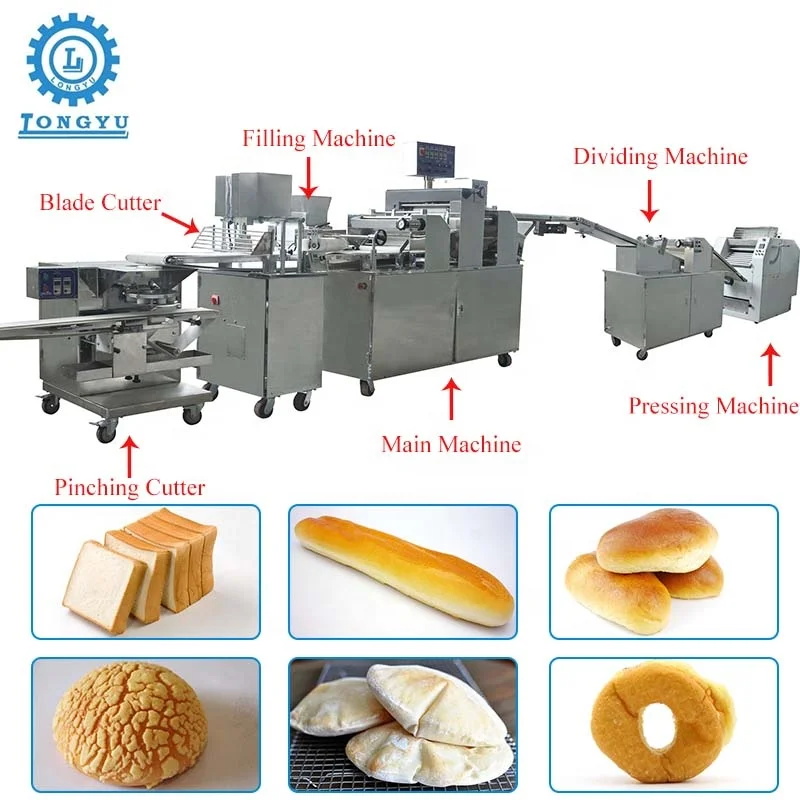 Automatic Production Bread Line Bread Maker Machine
