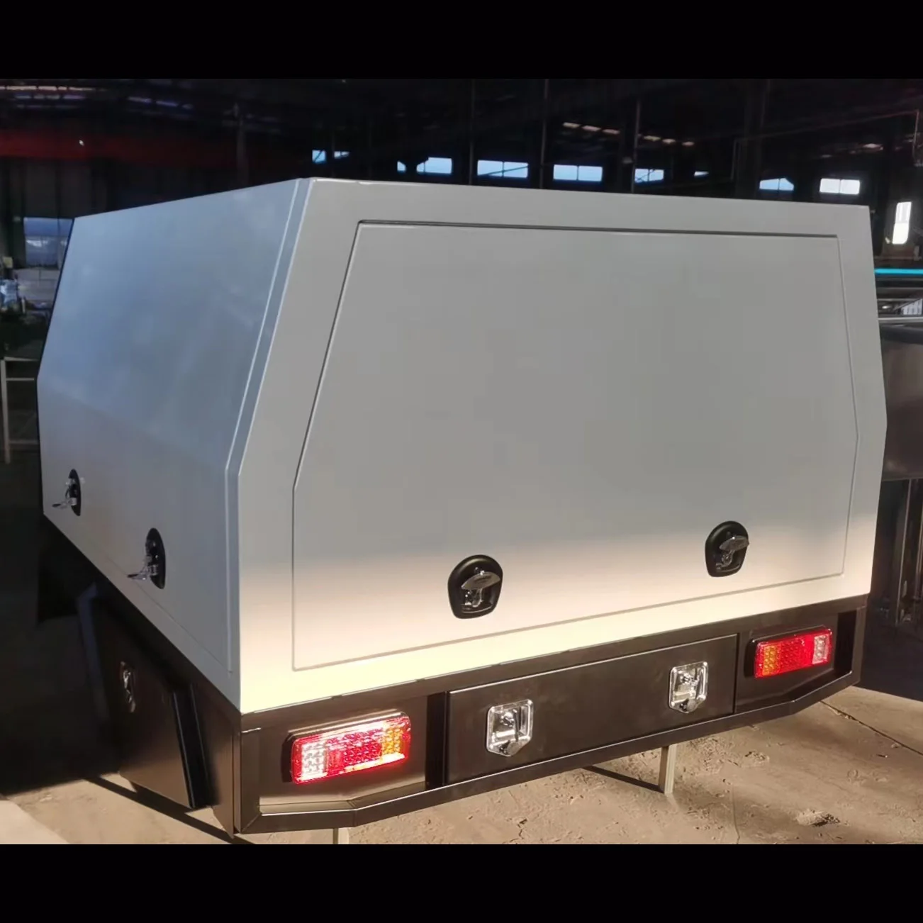 New 1200 aluminium UTE canopy  gullwing toolbox with top roof racks storage case kit underbody truck box trailer