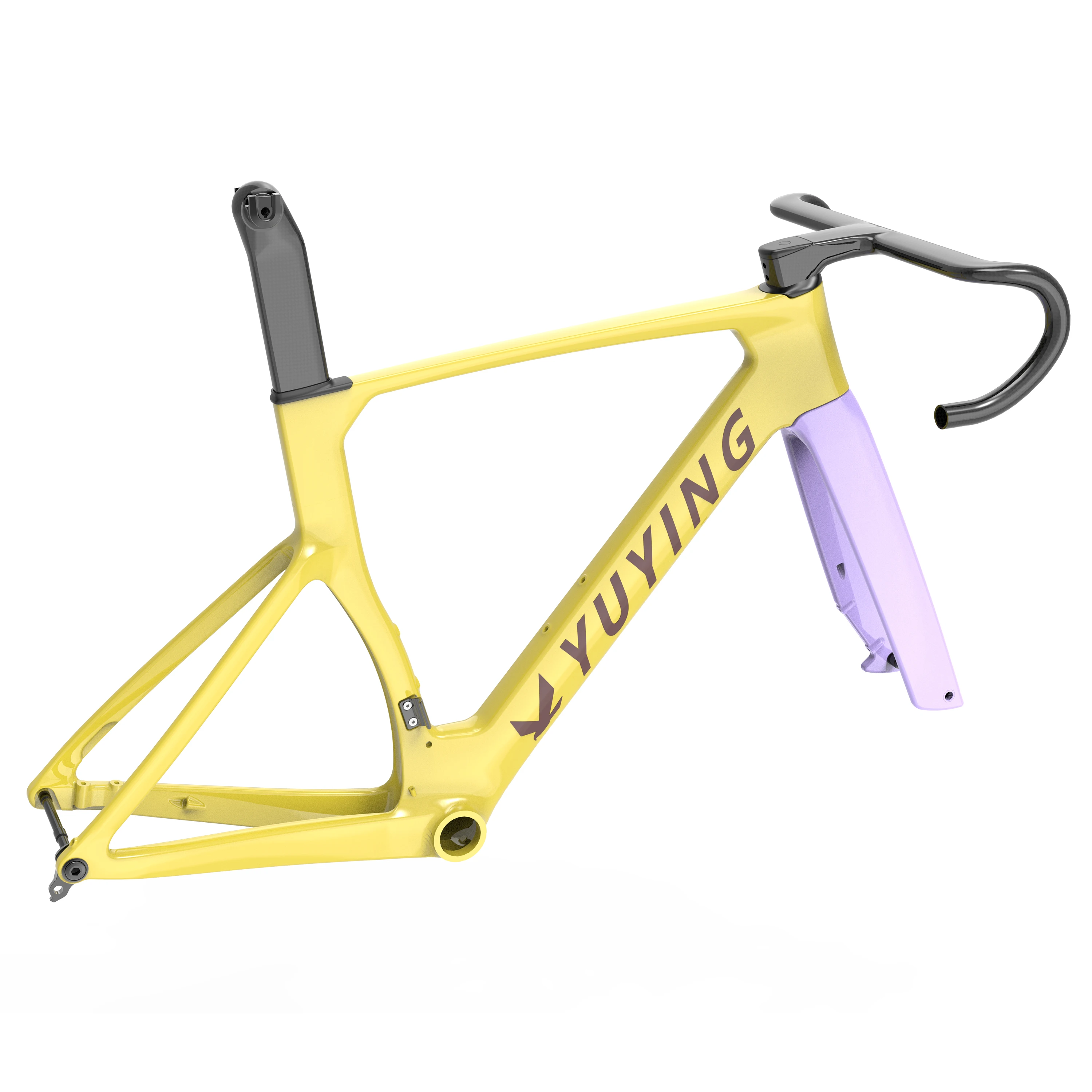 Aero design ODM frame and fork xs/s/l/xl size super light frame sets