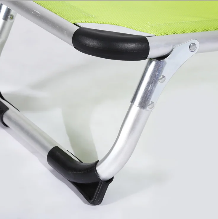 Outdoor Compact Lightweight Aluminum Folding Beach chair with armrest