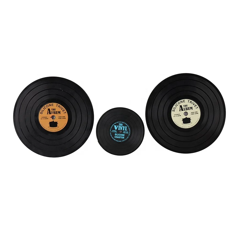 Оптовая продажа креативные подставки для кофе в стиле ретро из силикагеля теплоизоляционные