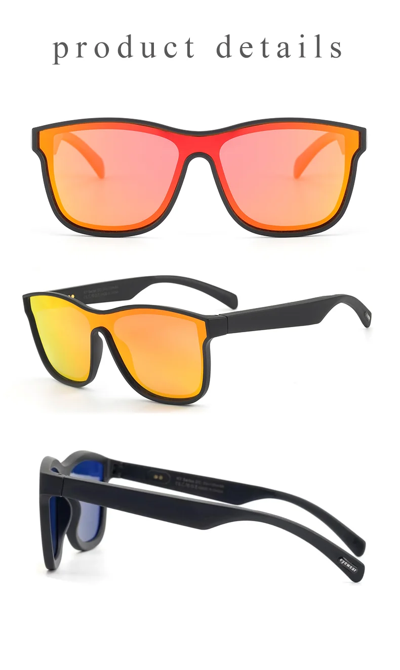 YTGEE Quality UVA UVB Polarized Audio Sunglasses Open Ear Headphones Smart Glasses With Wireless Connectivity KY03