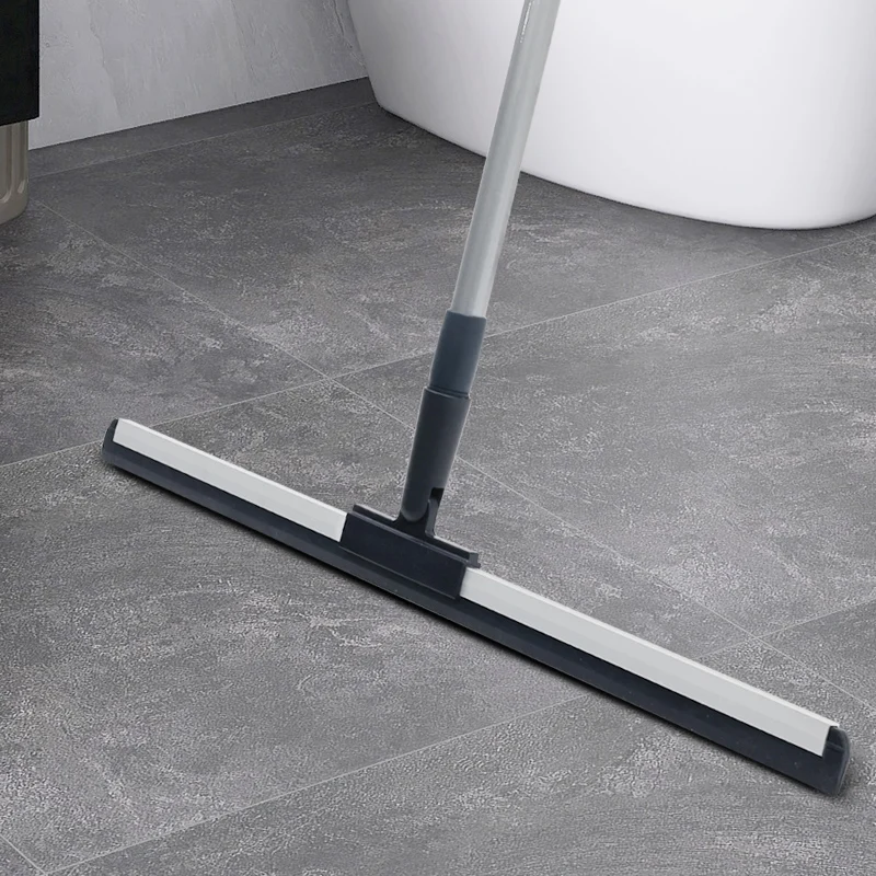 Multi-Functional Magic Broom Silicone Floor Squeegee Wholesale Bathroom Wiper with Extensional Handle for Cleaning and Scrapping