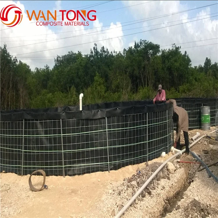 Стальная рама ПВХ HDPE корпус круговой квадратный резервуар для крытой рыбной фермы