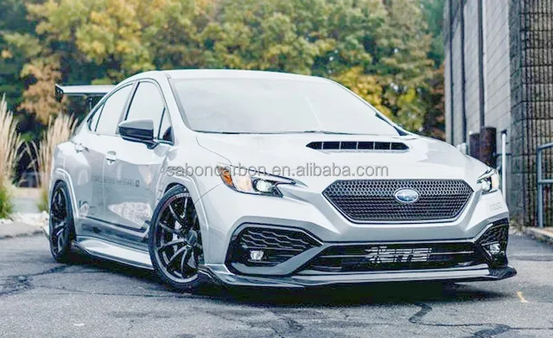 2022 WRX S4 3-PC Design VA style Carbon Fiber Front Bumper Lip Spoiler Splitter For Subaru WRX S4 2022 Front lip