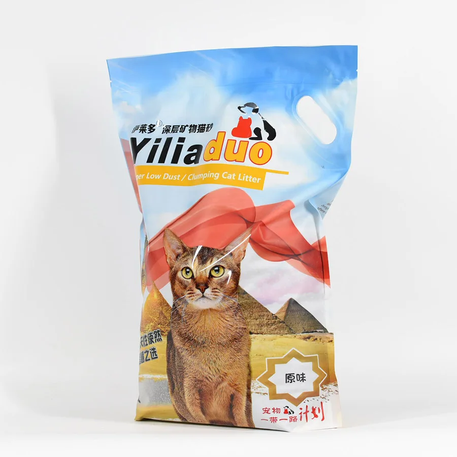 100% sodium bentonite cat litter Irregular Bentonite Low Dust Cat Litter