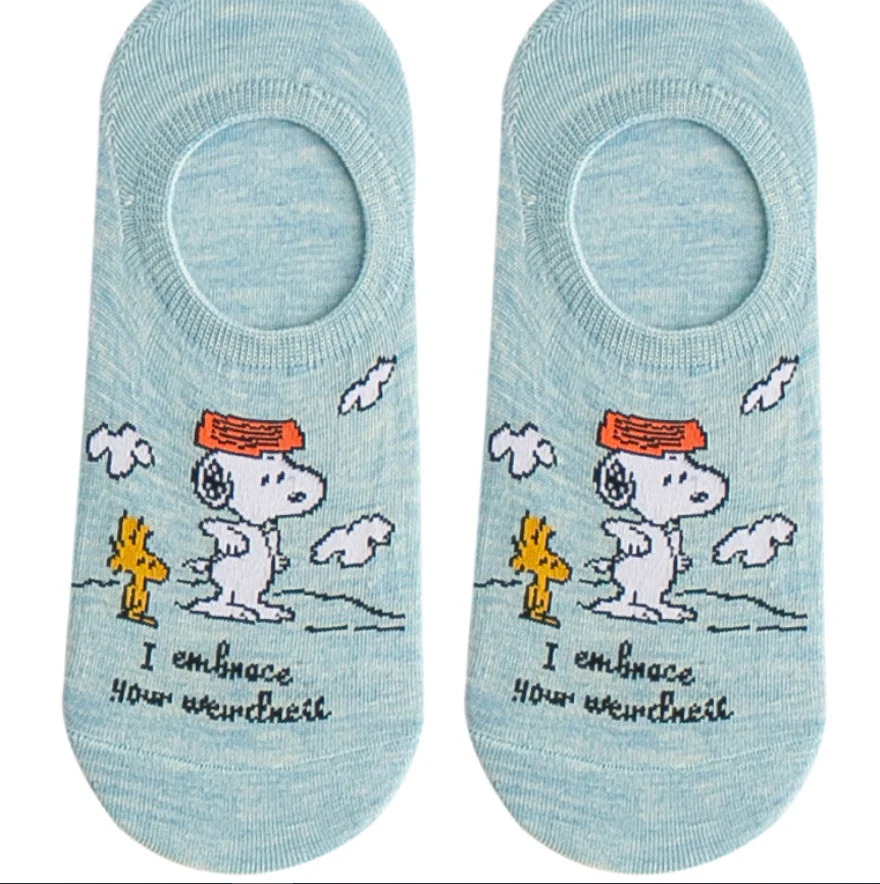 
Весенне-летние короткие невидимые носки с неглубоким горлом, женские милые мягкие тонкие носки в Корейском стиле для девочек с героями мультфильмов, носки на заказ 