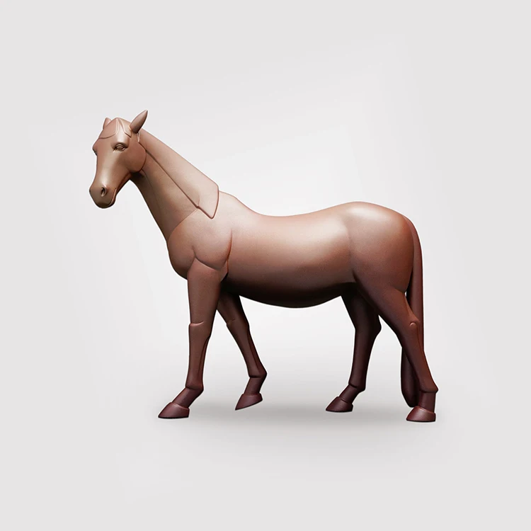 
Hand Crafted Home Office Decoration Crafts Resin Sculpture Horse 