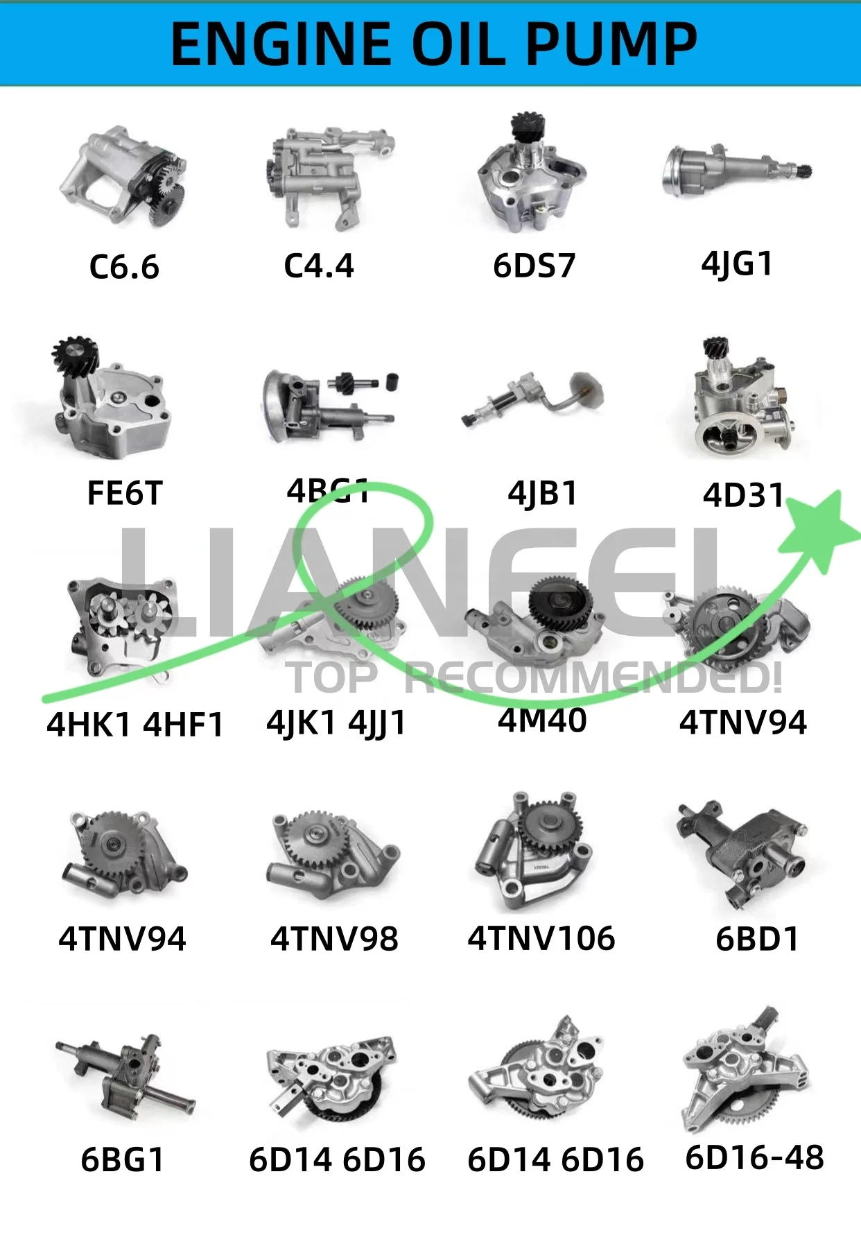 6736-61-1201 6D102 PC200-7 PC220-7 водяной насос двигатель для