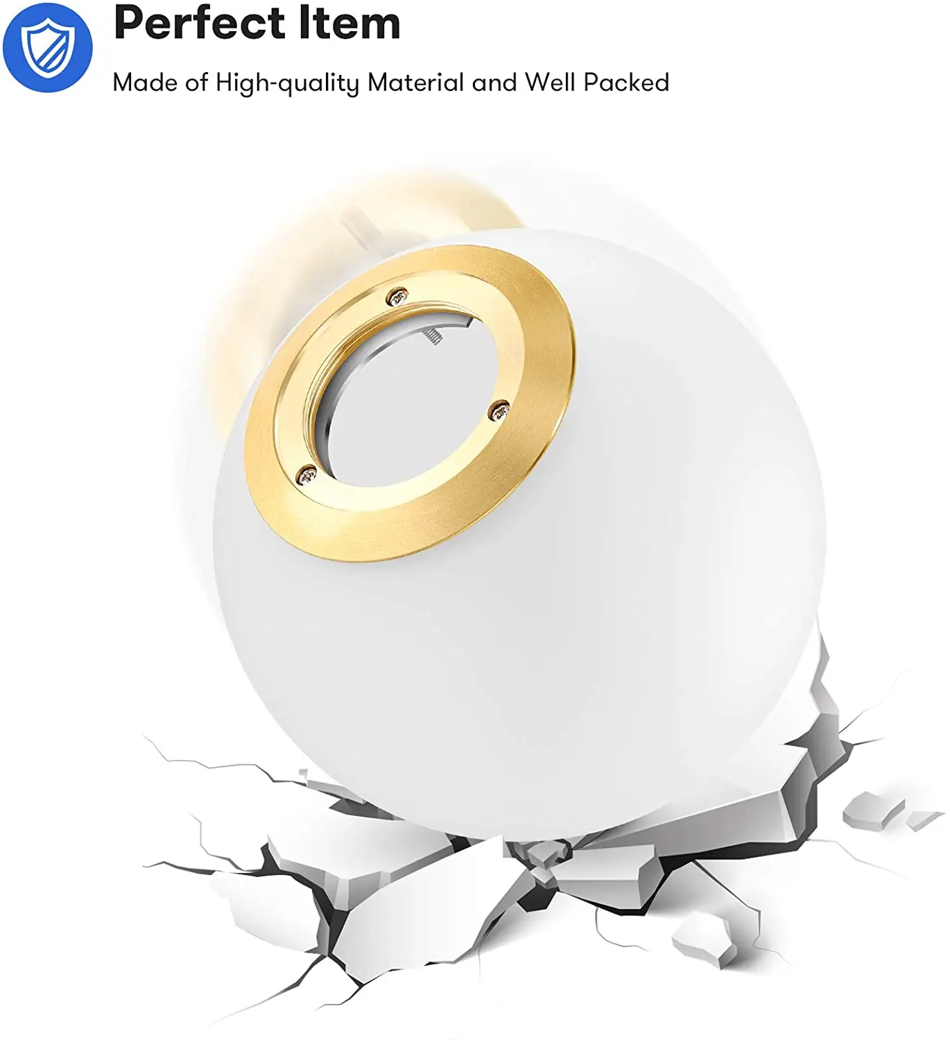 Mid Century Modern 2 Frosted Glass Globe Floor Lamp for Living Room Contemporary LED Standing Light