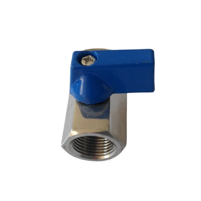 Stainless Steel Mini Ball Valve F/F thread end PN63 ball valve
