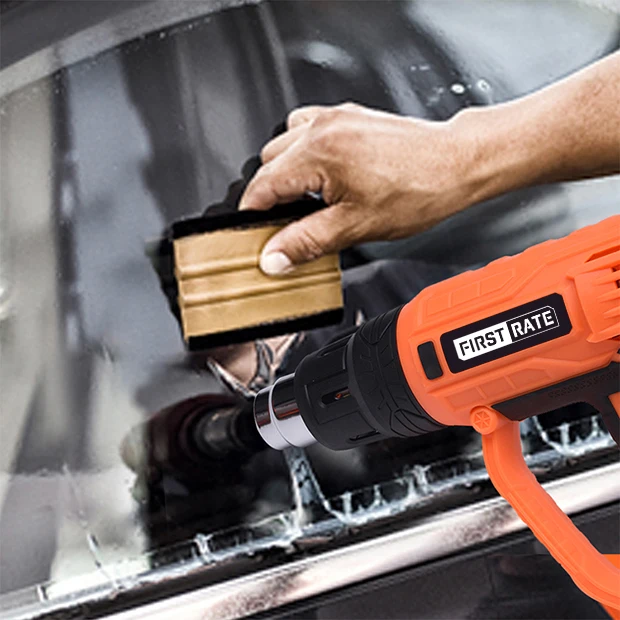 2000W Professional 3 speed Adjustment Durable and Overload Protection Optional 8 nozzles fast hot heat gun machine