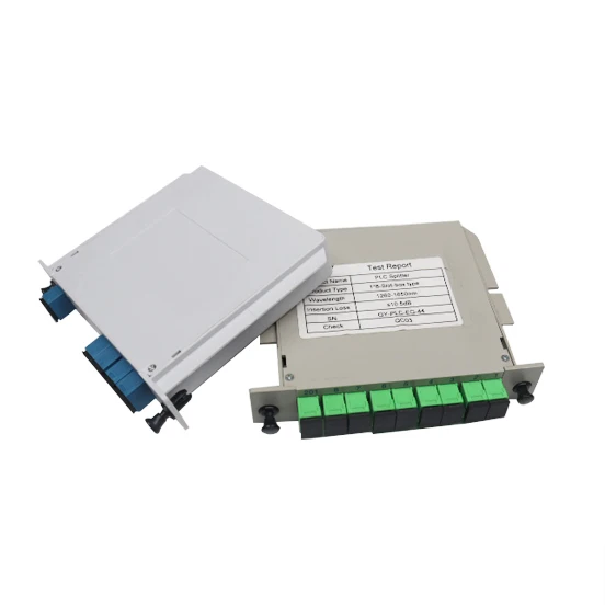 APT SC APC UPC PLC 1X4 1X8 1X 16 Single Mode Splitter Device Cassette Passive Fiber Optical Box 2/4/8/16 Way FTTH