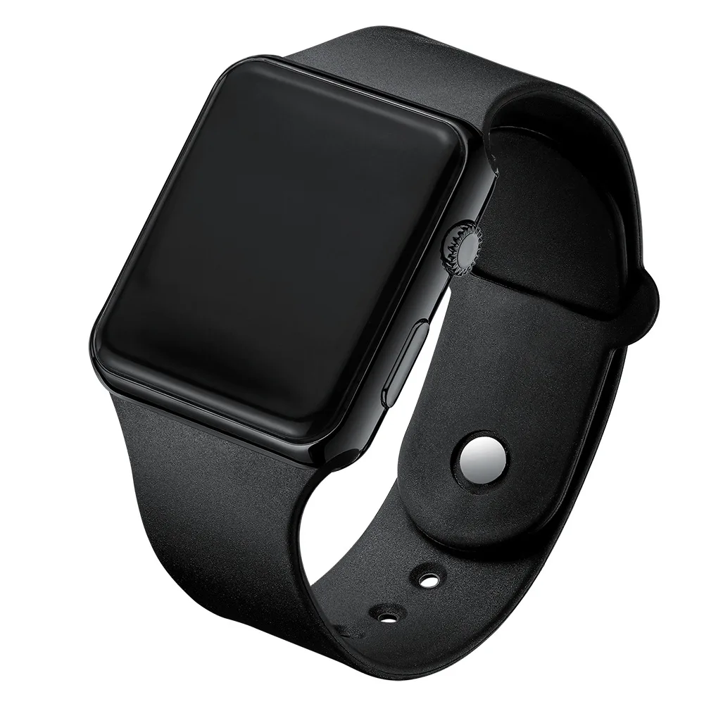 Yishi Factory wholesale fashion square LED digital electronic watch student couple electronic watch