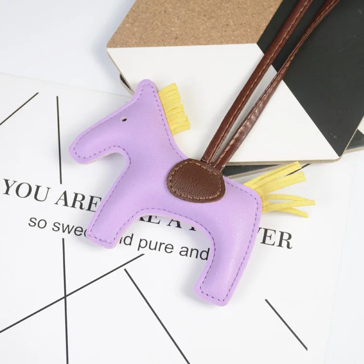Solid Color Amongus Lighter Pu Imitation Super Pony Lanyard Leather Keychain Custom Accessories Kawaii Keychains Charms