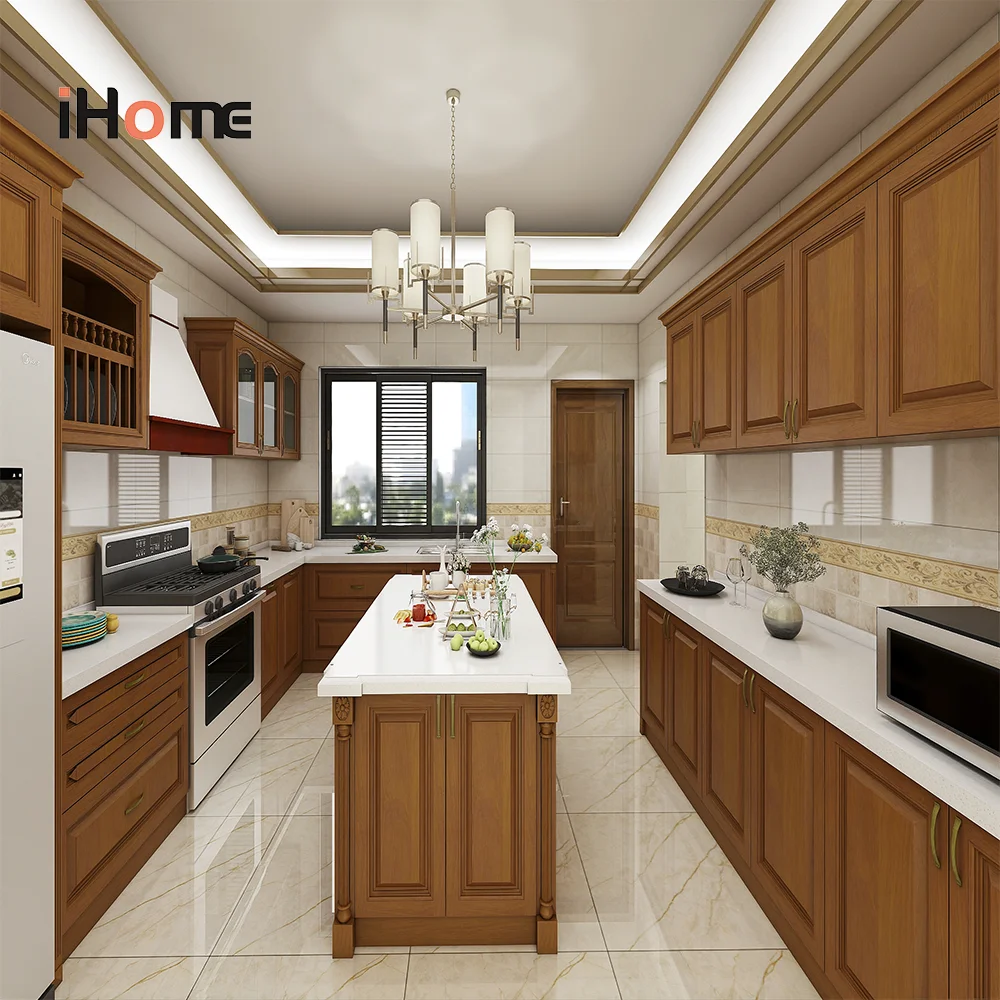 Foshan Furniture Customised Modern Multifunction Kitchen Wooden Cabinets Modern