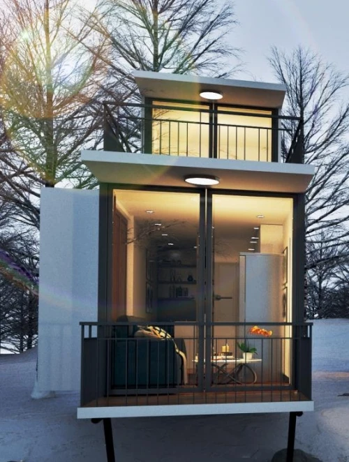 Prefab Tiny House Living Mini Office Pod for working and living Modern Popular Movable House