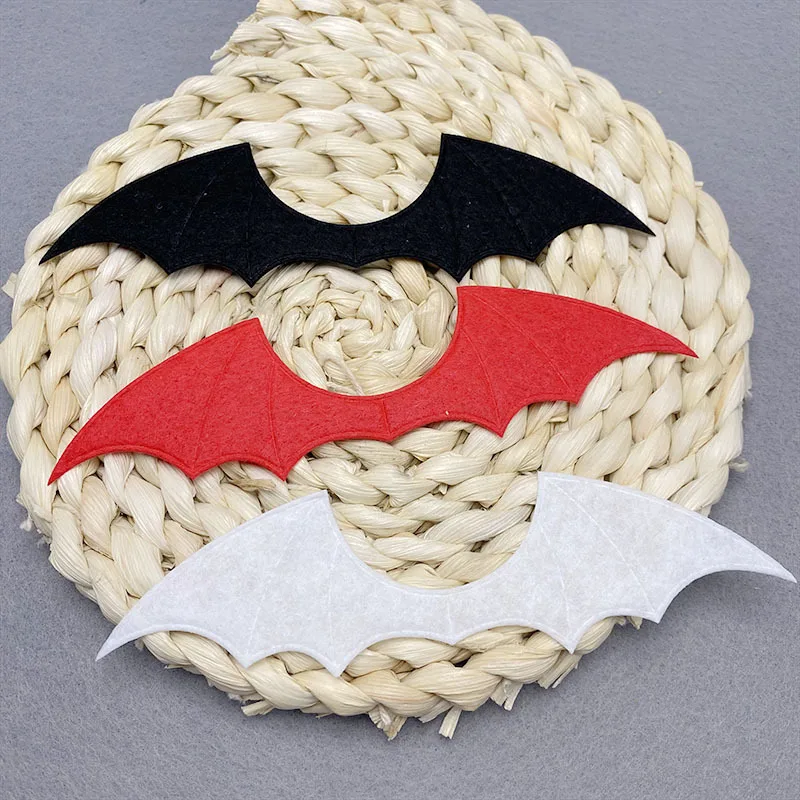 AOQI Custom Halloween Devil Bat Wings DIY Accessory Felt Bat Wings For Halloween Clothing Hairpin Clothes Accessories