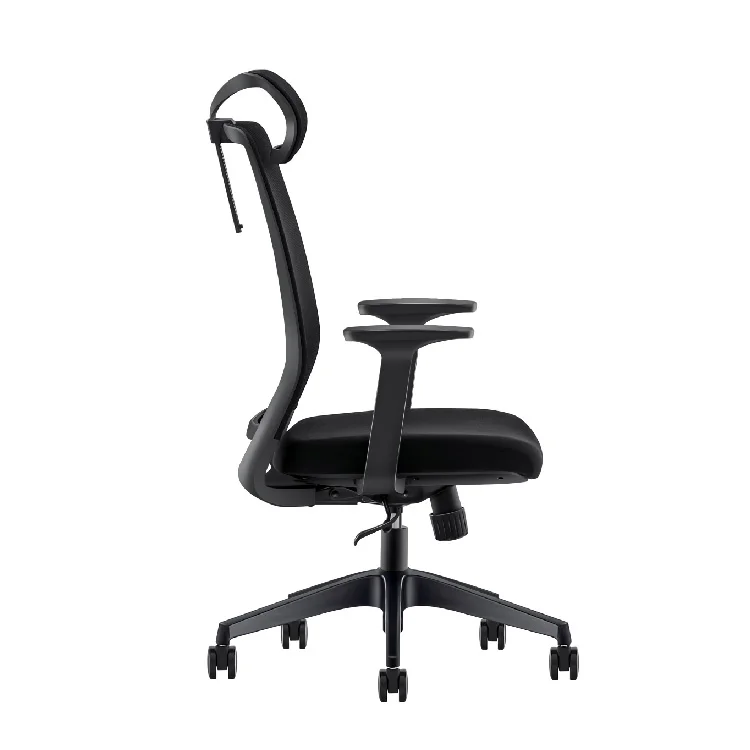 2D headrest swivel manager boss mesh headrest adjust black ergonomic office furniture chair task office mesh chair for office