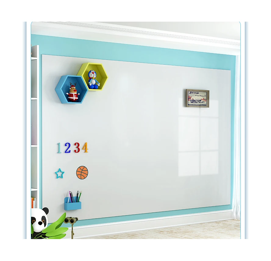 Wall Flexible Iron Back Magnetic Drawing Learning Message White Board Dry Erase Paper For Home Office School