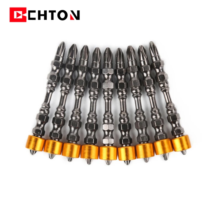 High Quality Taiwan S2 Precision Double Head Screwdriver Bit With Strong Magnetic Ring