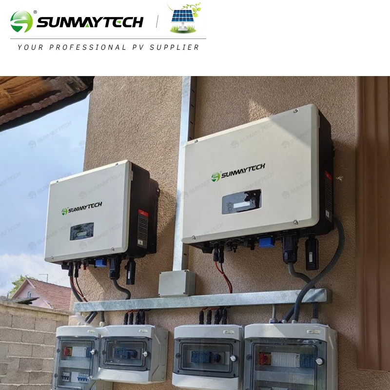 Sunway 8 кВт гибридный Инвертор солнечной энергии оптимизация собственного потребления 3-фазный дизайн литиевая батарея готова