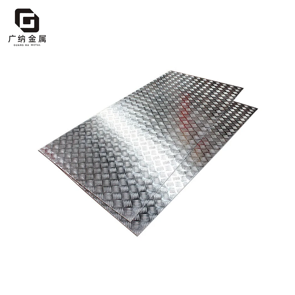 Customize 5754 Aluminum Checkered Plate Embossed Patterned Round Aluminum Checkered Sheets