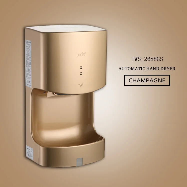 2020 Newest design high quality  professional touchless big cold and hot hand dryer