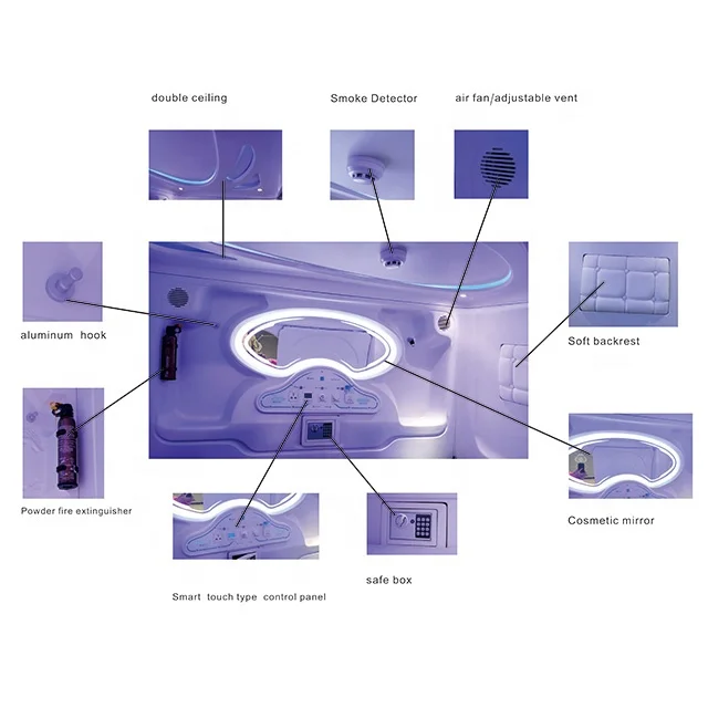 
 M-983-B большая емкость для сна для больничной изоляции  