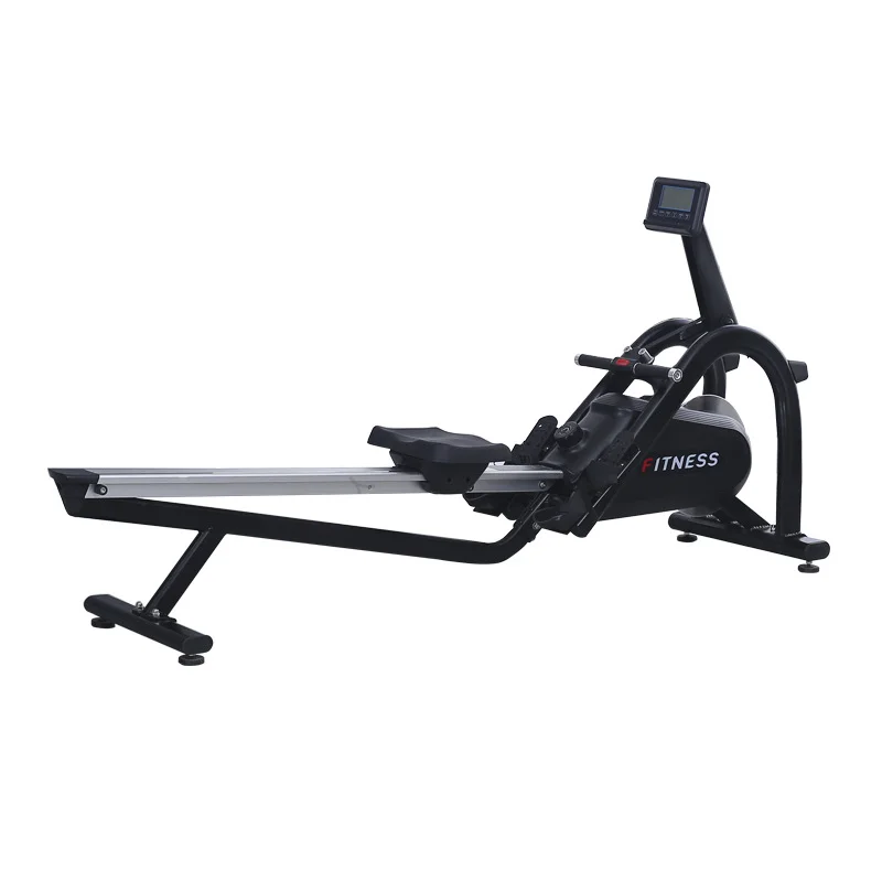 Home magnetic control indoor folding Air Magnetic Resistance Rowing Machine low Exercise Machine Seated Rowing