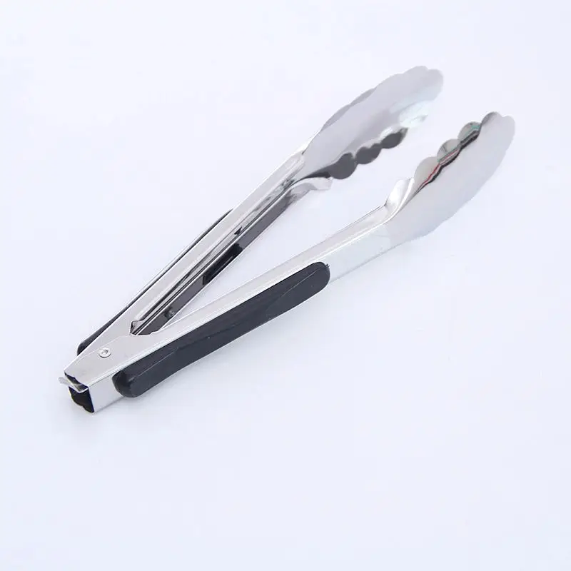 The Fine Quality Metal Food Tweezers Barbecue Tongs Stainless Steel Food Tong 3 Set