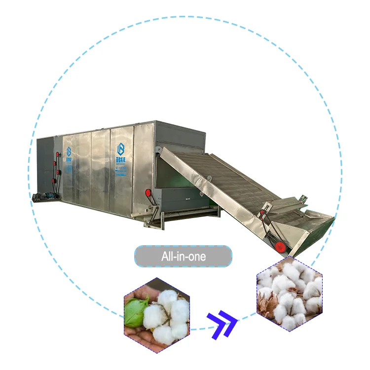Tunnel Continuous Fruit Dehydrator Mesh Belt Dryer Cotton Drying Machine