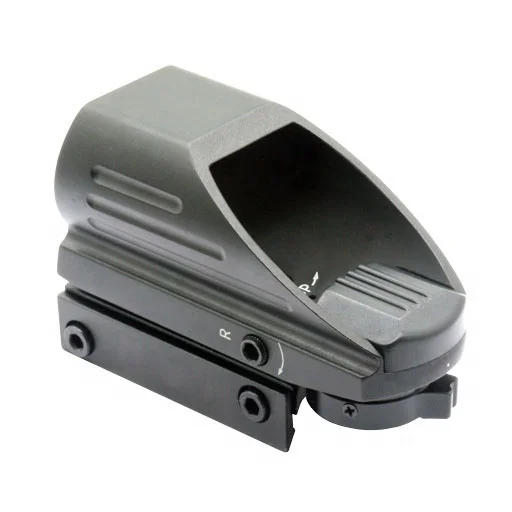 1x22x33 Four Reticle Pattern Stepless Brightness Adjusting Red Dot Reflex Sight