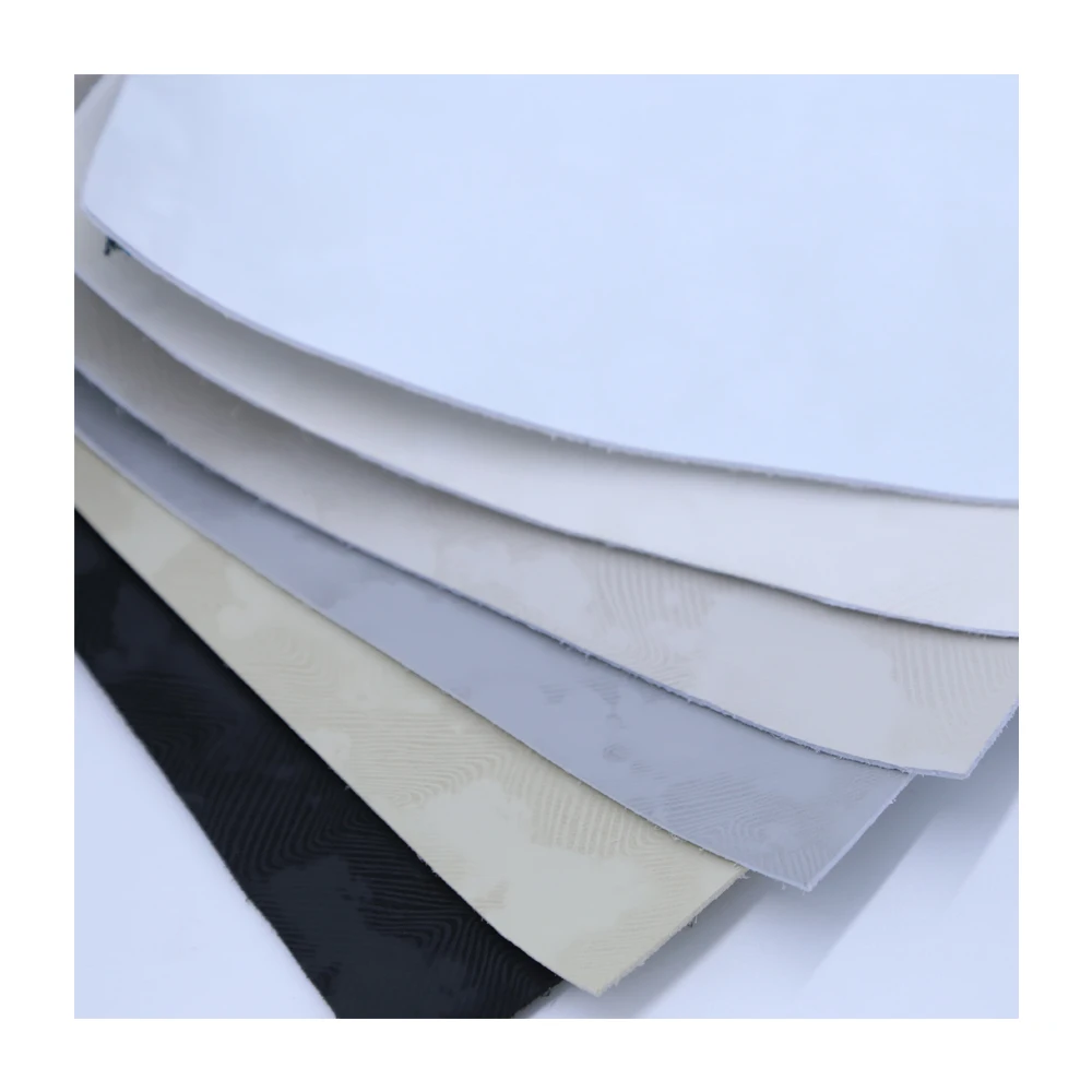 New product Multicolor microfiber Release Paper PU Synthetic Leather For making Shoe Upper Material
